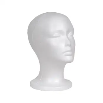 2x держатель для головы манекена из пенопласта, легкий для домашнего салона