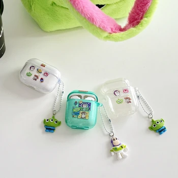 Disney Toy Story Милые Чехлы Для наушников Apple AirPods 1 2 Pro 3rd Buzz Aliens Bluetooth Box Funda Для Air Pods Pro 2 Мягкая Обложка
