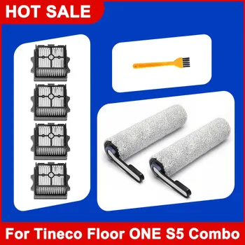 Для комбинированной роликовой щетки Tineco Floor One S5 и фильтров Hepa Для влажного сухого беспроводного пылесоса Запасные Части Замена аксессуаров