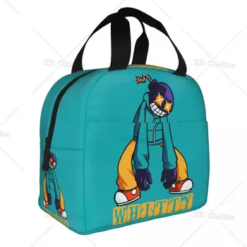 Мультяшная сумка для ланча с изображением мальчика-бомбы Большой контейнер для еды Многоразовый тепловой Ланч-бокс для мужчин женщин для работы Путешествий Пикника