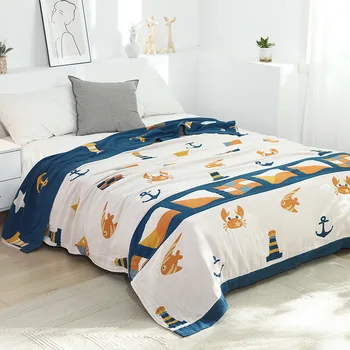 Новое поступление, одеяло в скандинавском стиле и в стиле Каваи, Махровое хлопковое полотенце для дивана, Мягкое одеяло, Мультяшное покрывало для кровати, простыня для ребенка