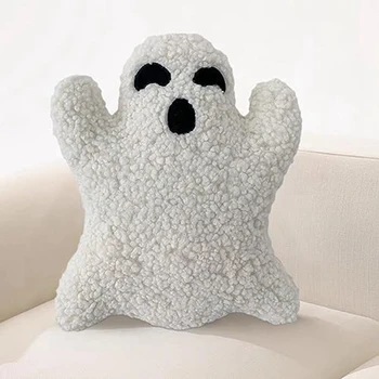 Подушки с привидениями, украшение для Хэллоуина, Жуткая подушка, милая Плюшевая подушка в форме привидения, Чучело привидения