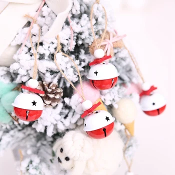 Рождество-колокольчики, традиционные украшения для рождественской елки, самодельные колокольчики с вырезами в виде звездочек, металлические колокольчики, долговечные украшения для елки